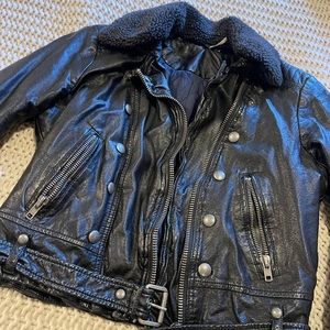 Free People Leather Jacket